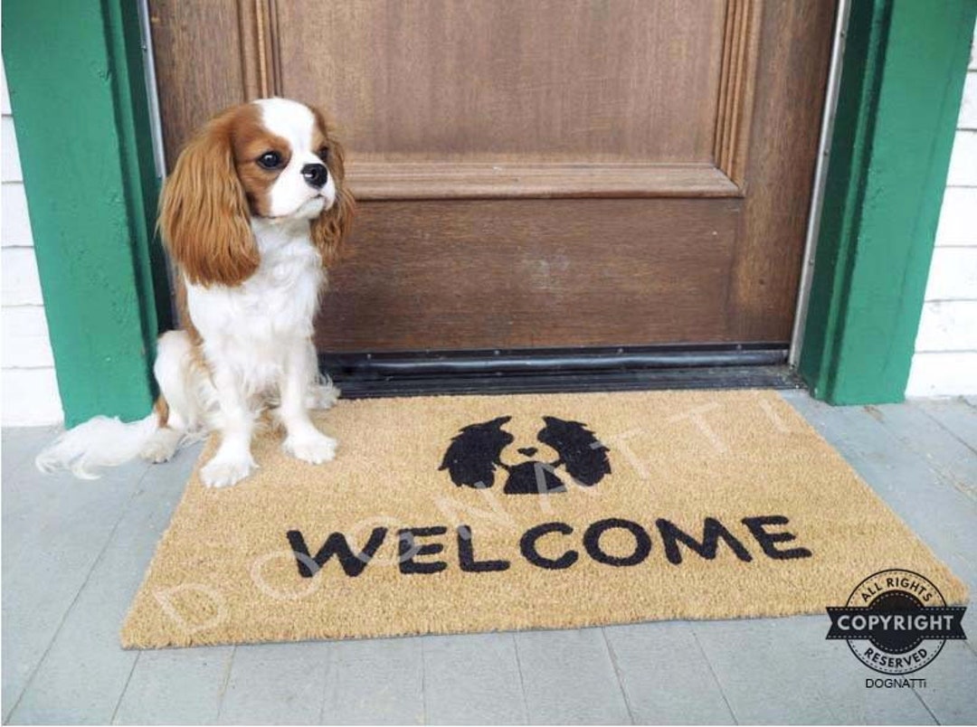 Cavalier king top charles doormat