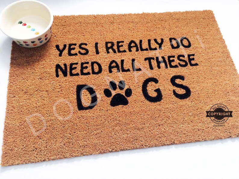 Dog Mat Funny Doormat Dog Rug Dog Door Mat Etsy