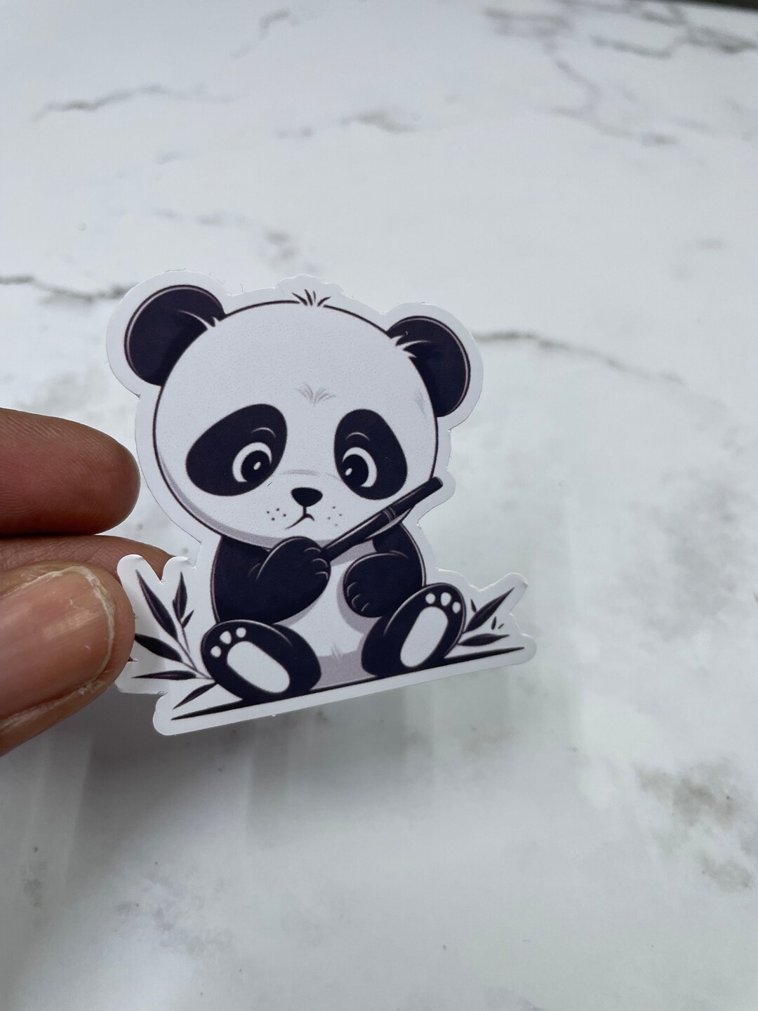 Sad Panda Sticker Cute Panda Sticker | Panda Sticker | Sad Panda - Etsy