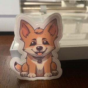 Cute German Shepherd Sticker | German Shepherd Sticker | Animal Sticker | Dog Sticker