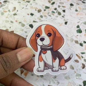 Cute Beagle Sticker | Beagle Sticker | Dog Sticker