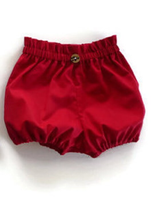 Red bloomers baby bloomers girls bloomers bubble shorts Etsy