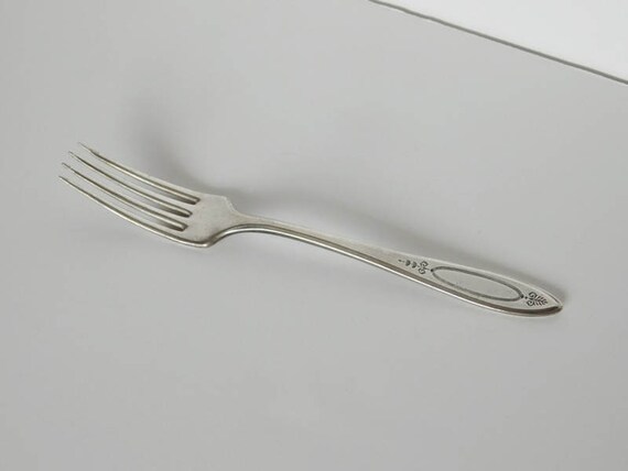 Adam 1917 Luncheon Fork Community Plate Oneida