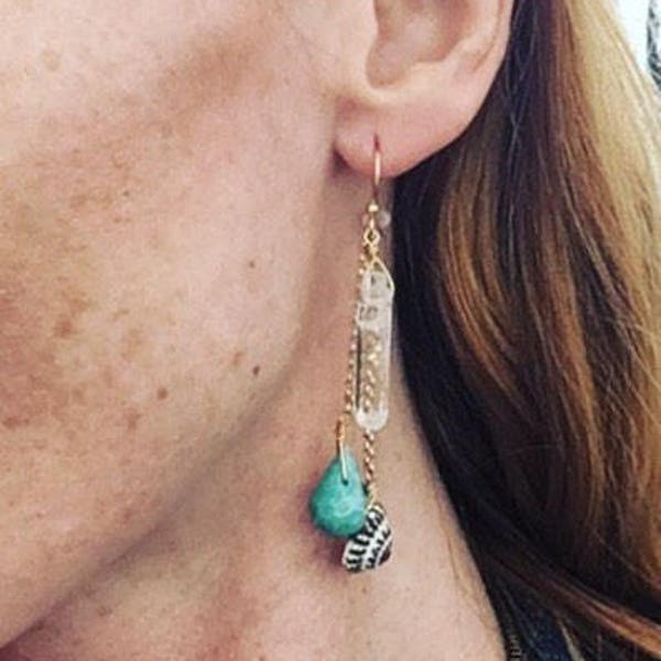 Summer trifecta earrings
