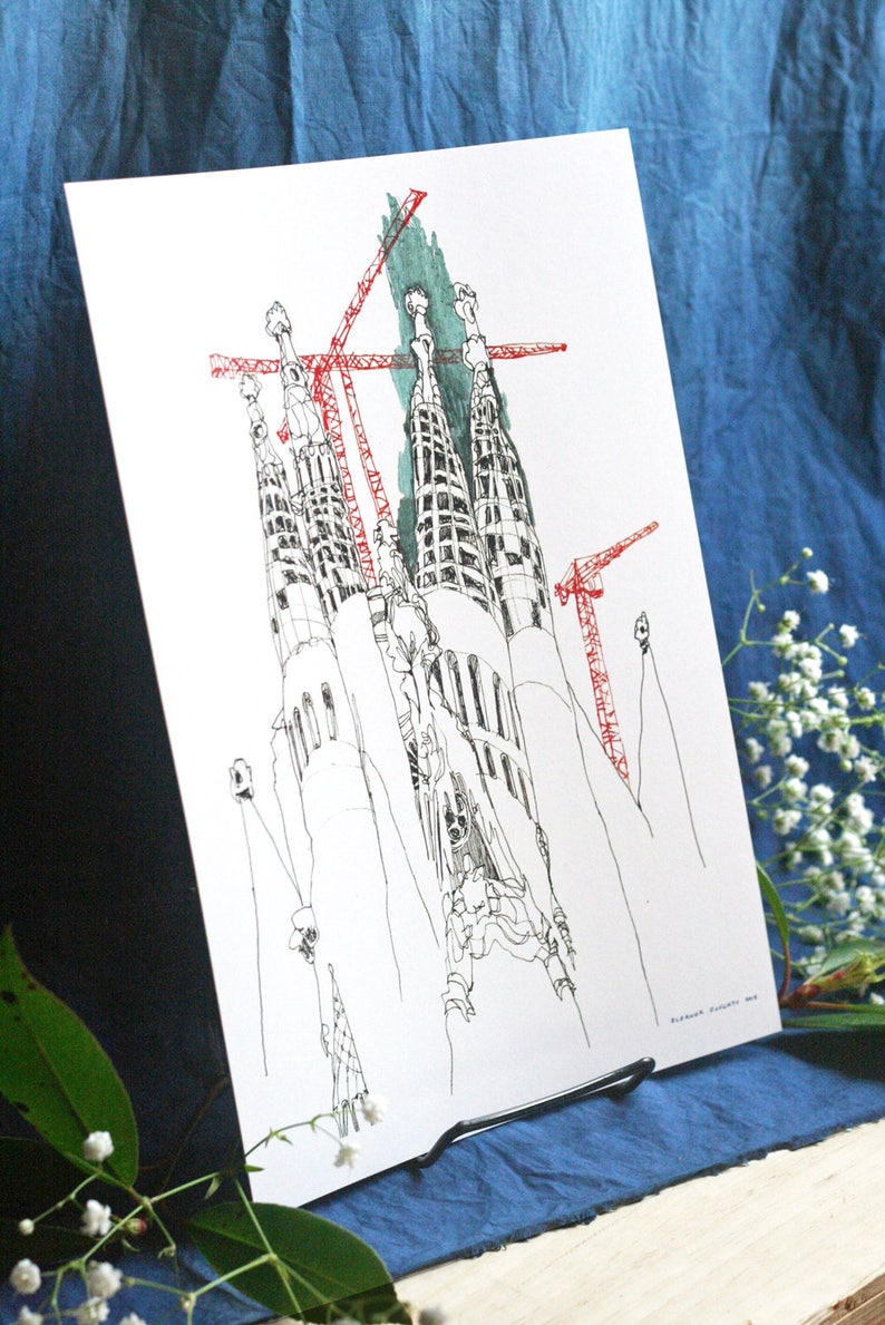 Sagrada Familia LAST PRINTS Gaudi-Kathedrale in | Etsy