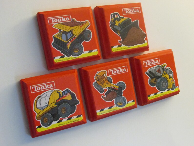 Tonka Trucks Fridge Juego de 5 Chunky Set Etsy España