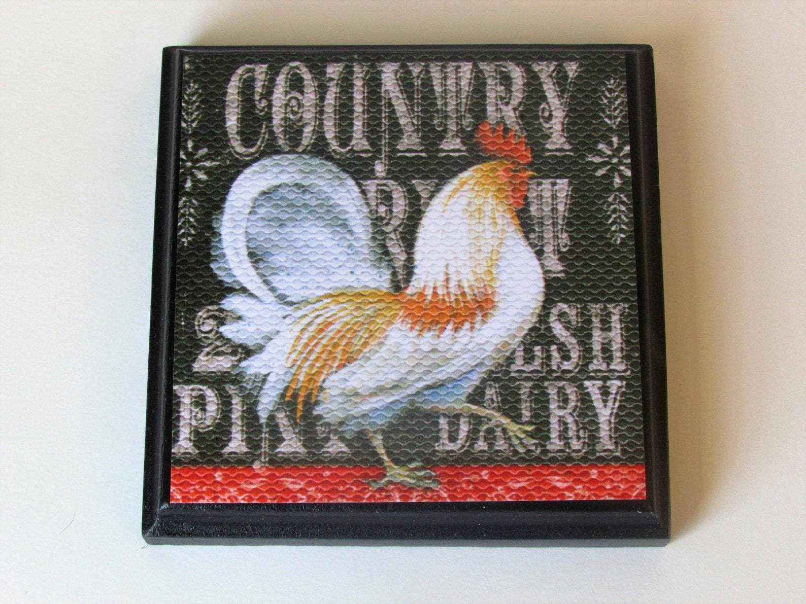 Kitchen Rooster Room Wall Plaques Set of 3 Rooster Kitchen Etsy