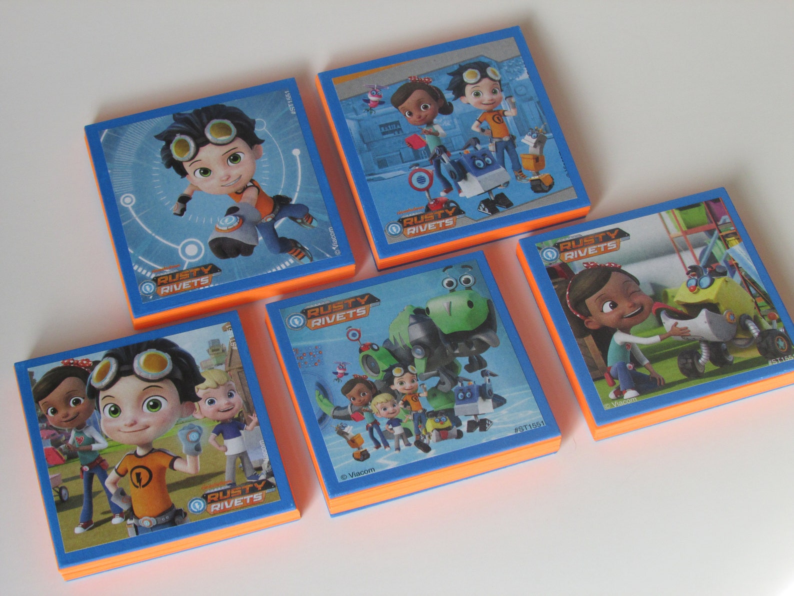 Rusty Rivets Note Pads Set of 5 Excellent Party Favors | Etsy