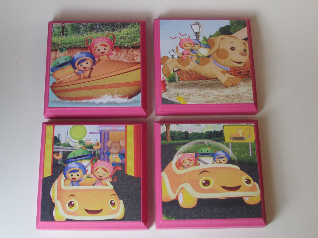 Team Umizoomi Set Room Wall Plaques - Set of 4 Team Umizoomi Room Decor ...