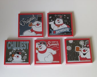 FROSTY THE SNOWMAN Note Pads Set of 5 Excellent Party Favors Goodie Bag Stuffer Stocking Stuffer