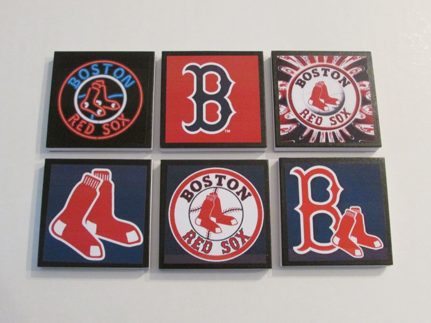 Boston Red Sox Note Pads Set of 6 Excellent Party Favors Etsy UK
