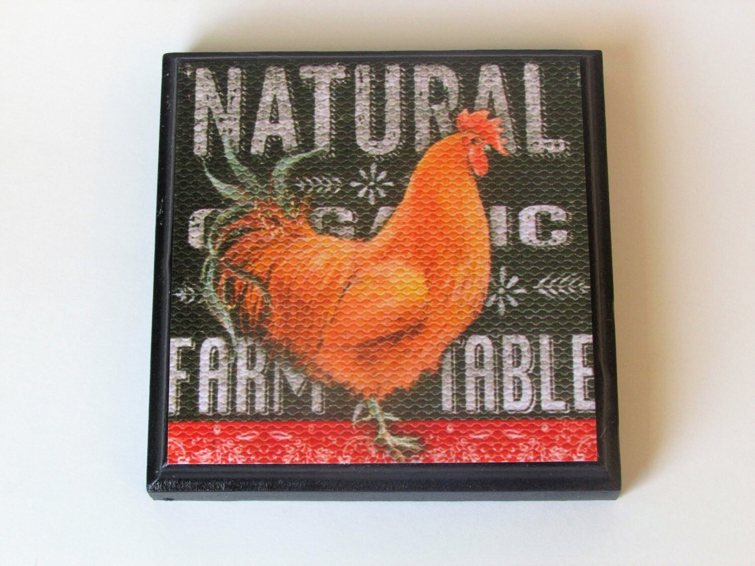 Kitchen Rooster Room Wall Plaques Set of 3 Rooster Kitchen Etsy