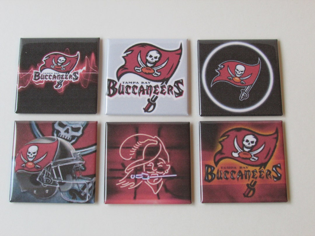Tampa Bay Buccaneers Set Birthday Party Favors Bucs Refrigerator