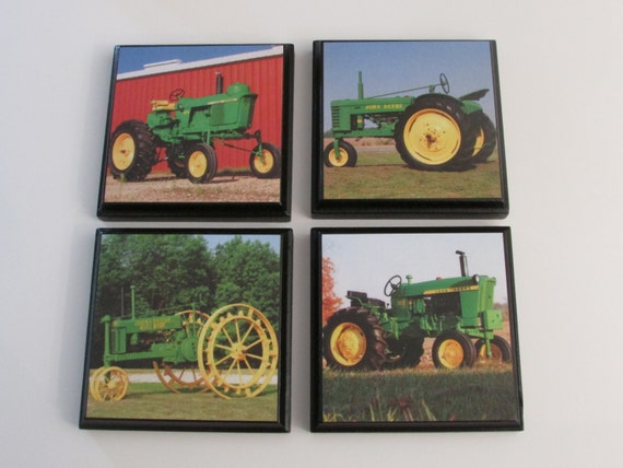 Farm Tractor Room Wall Plaques Set Of 4 Tractor Boys Room Decor Farm Tractor Truck Wall Signs