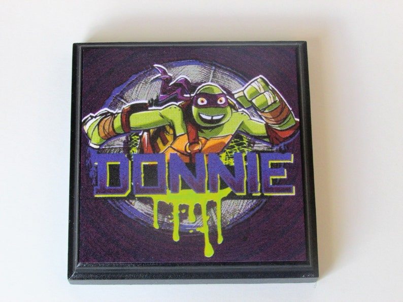 Teenage Mutant Ninja Turtle Set 2 Room Wall Plaques Set of Etsy