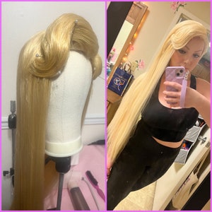 Long Haired Princess Wig Hair Down style