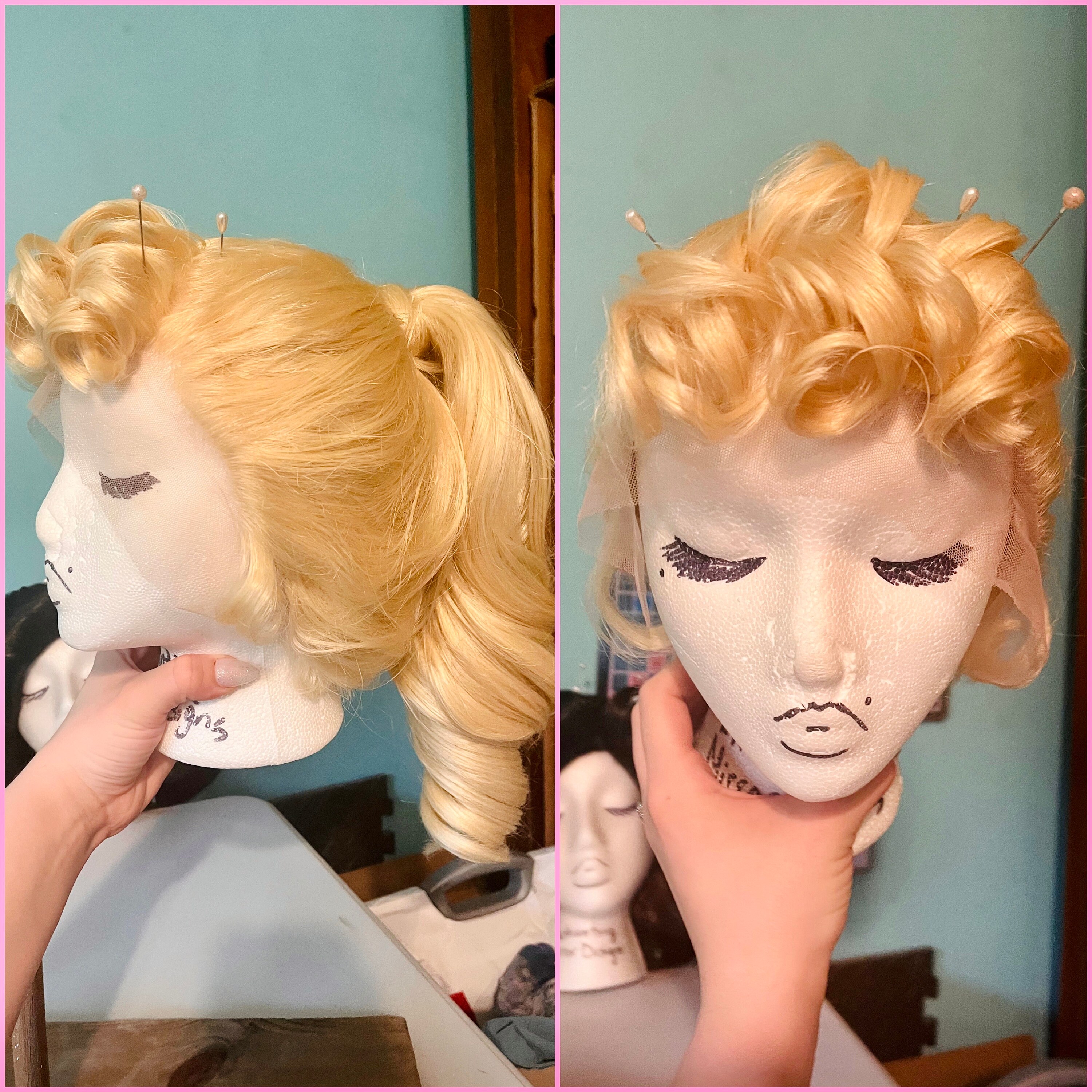 7 Head Wig Stand