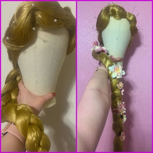 Long Haired Princess Braided wig with Netted sleeve!