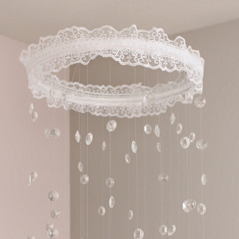 Baby Mobile Nursery Mobile Baby Girl Mobile Crystal Mobile Etsy