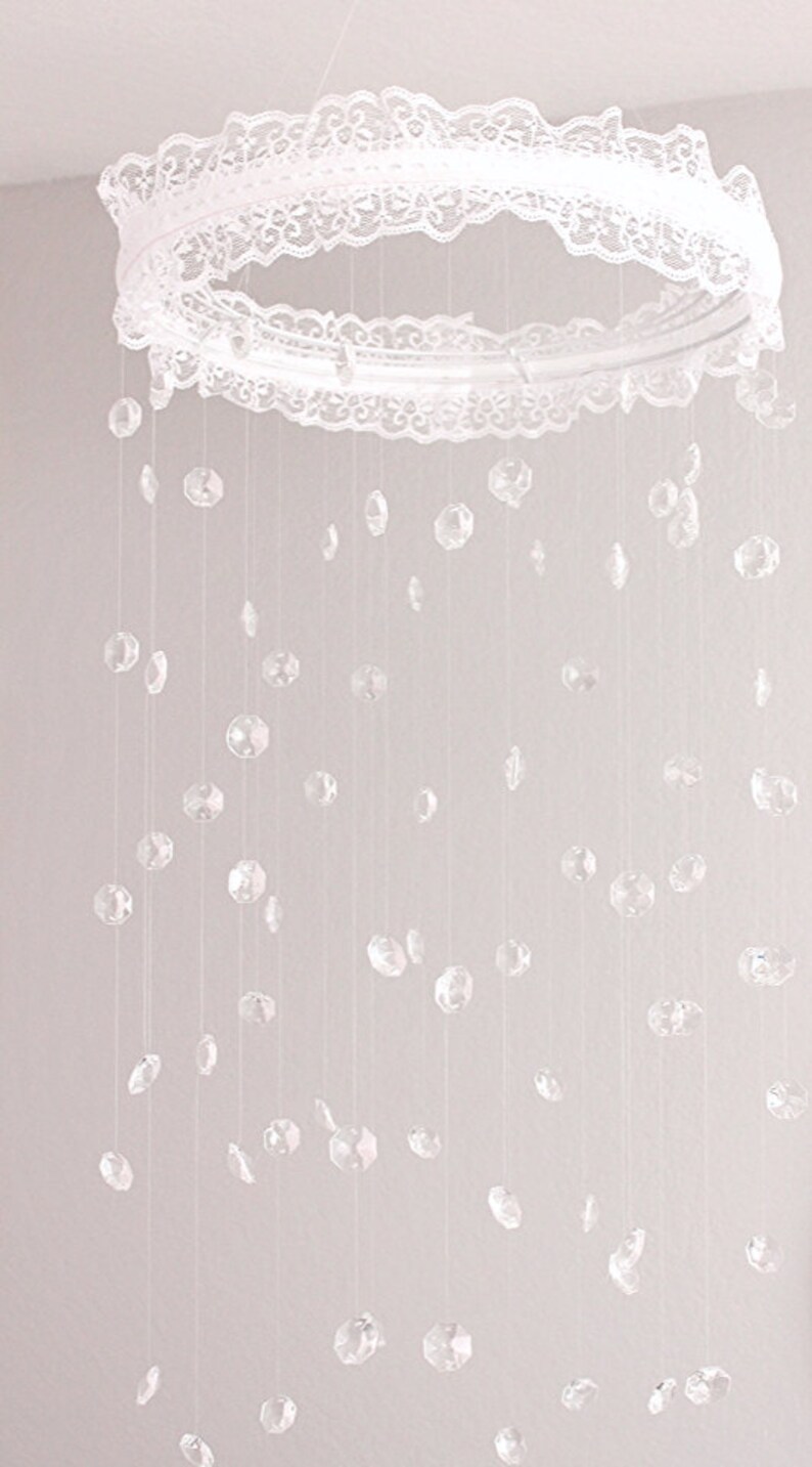 Baby Mobile Nursery Mobile Baby Girl Mobile Crystal Mobile Etsy