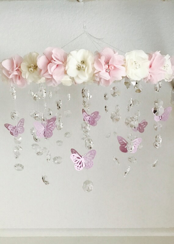 baby girl nursery mobile