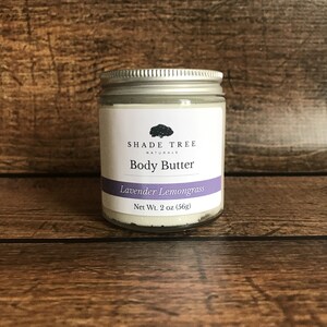 Lavender Lemongrass Body Butter. Shea Butter Whipped. Moisturizing Cream. Sustainable Skincare. Essential Oil Body Lotion. Natural. For her