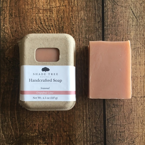 Grapefruit Lime Soap. Grapefruit Soap. Citrus Soap. Kaolin Clay Soap. Kaolinite Clay. Rose Clay. Handmade Natural Soap