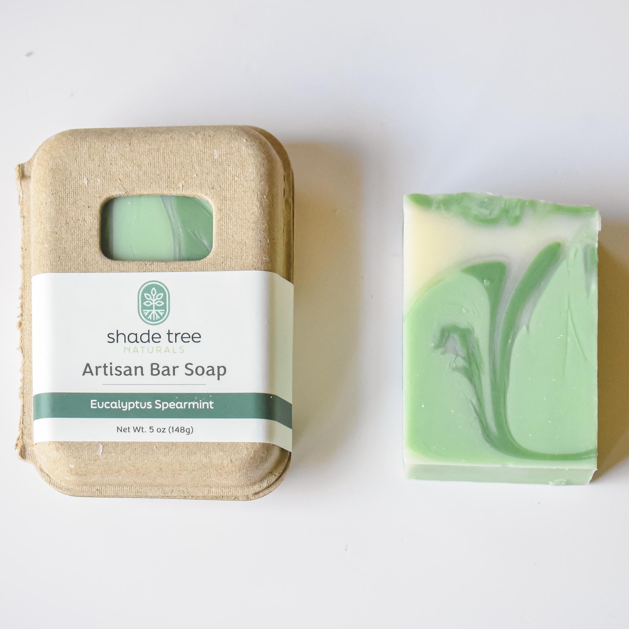 Eucalyptus Spearmint Artisan Soap Bar – Stress Relief, Cold Process ...