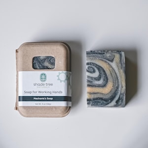 Mechanic Soap. Pumice Soap Bar. Charcoal Soap. Father&#39;s Day Gift for Men. Orange Essential Oil Soap. Mechanic Gifts. Gifts under 10. Natural