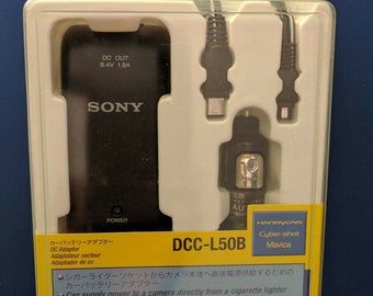 Sony 12V Car Charger for 8mm / Mini-DV Handycam Camcorders, Mavica, Cybershot