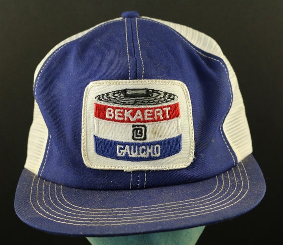 Bekaert Gaucho Vintage Mesh Trucker Hat Patch USA