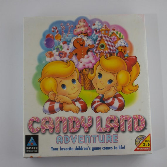 Candy Land Adventure PC Big Box Game PC / Mac Cdrom Hasbro Etsy