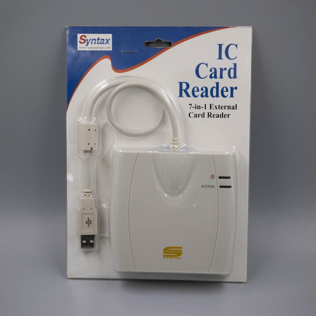 Vintage USB External Memory Card Reader -smart Memory, CF, MS - Etsy