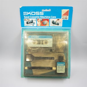 Koss Vintage Audio Cassette Deck Cleaning Kit