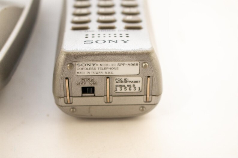 Vintage Late 1990s Sony Cordless Phone Answering Machine Etsy