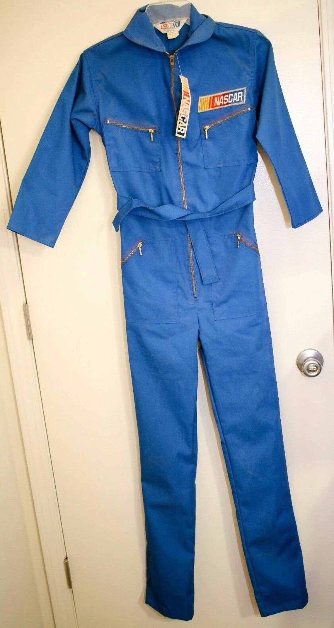 Vintage 1980s NASCAR Blue Mechanic Coveralls Extra Small 5/6 Etsy
