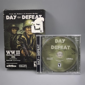 Day of Defeat (Activision / Valve, 2003) PC Small Box Game -By Half-Life 1 Devs