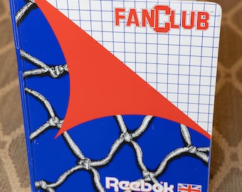 Vintage Reebok The Pump 1990s Folder Fan Club -Pump It Up -Basketball