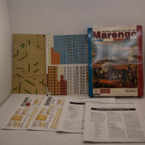 Battle of Marengo wargame (Gamers, 1995, Board Game) Unpunched