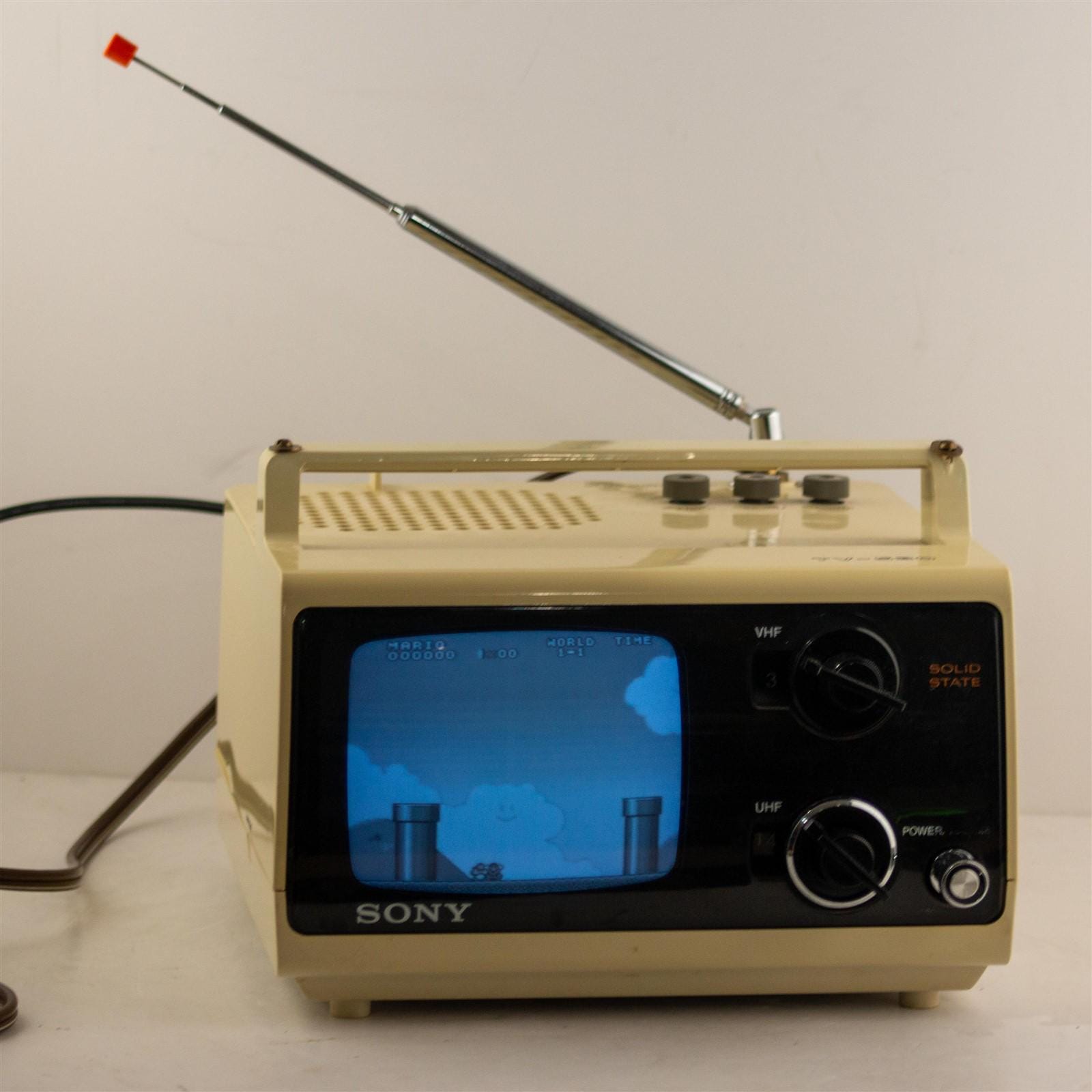 Vintage Sony Space Age Portable Black & White 5