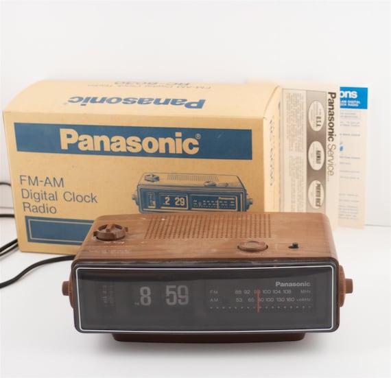 Panasonic RC6030 Groundhog Day AM/FM Flip Alarm Clock Radio W Etsy