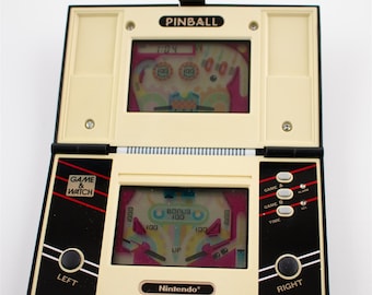 Nintendo Game & Watch Pinball Vintage 1983 Handheld Dual