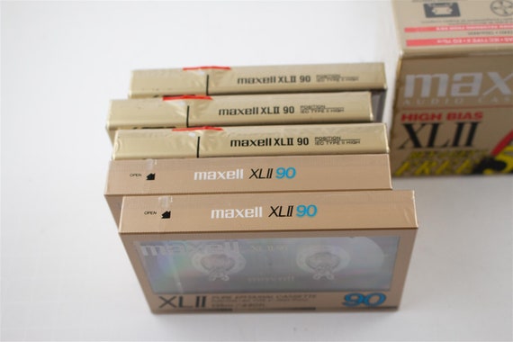 Lot of 15 New/sealed Maxell XLII 90 Audio Cassettes Gold Label -  Canada