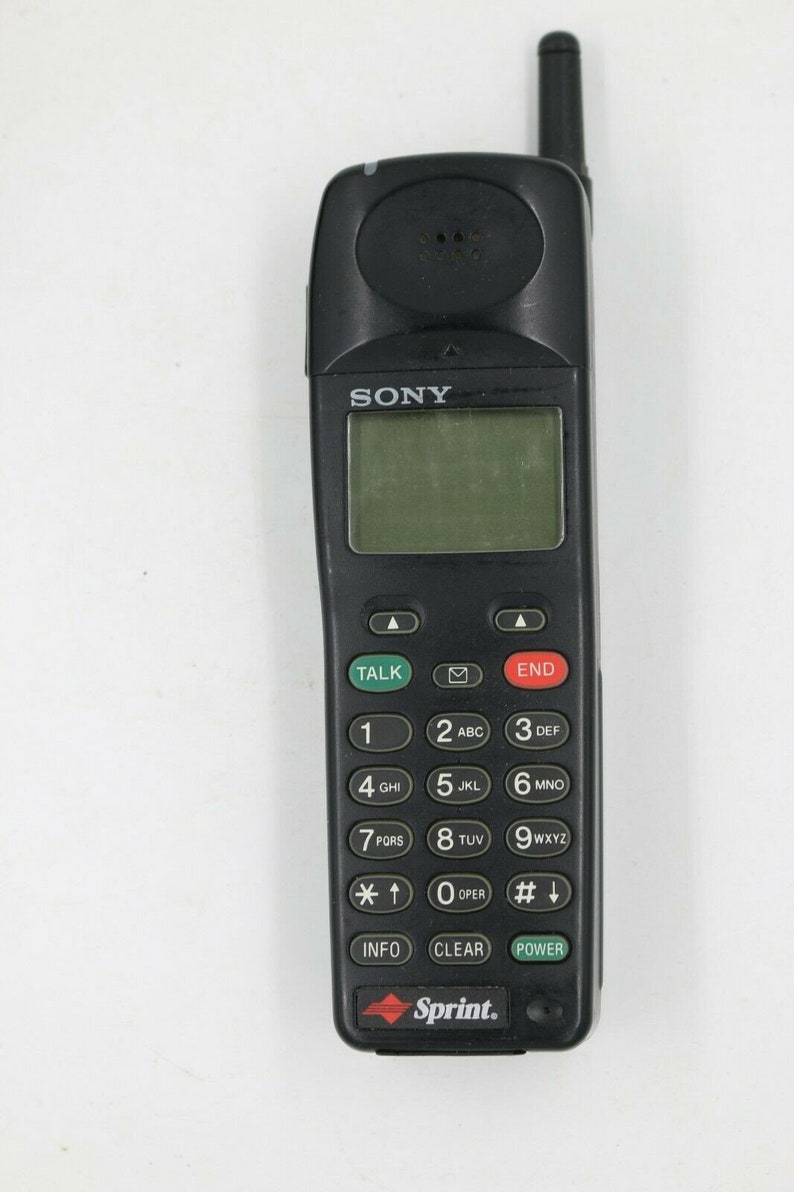 Sony Spring Phone Vintage Sony CM-D600S Flip up Top Candy Bar Cell Phone -sprint - Etsy