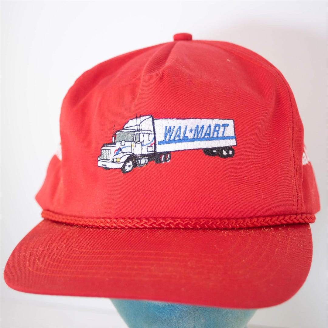 Wal mart Fleet Maintenance Ottawa Kansas Vintage Trucker Hat Big Rig Semi Truck Etsy