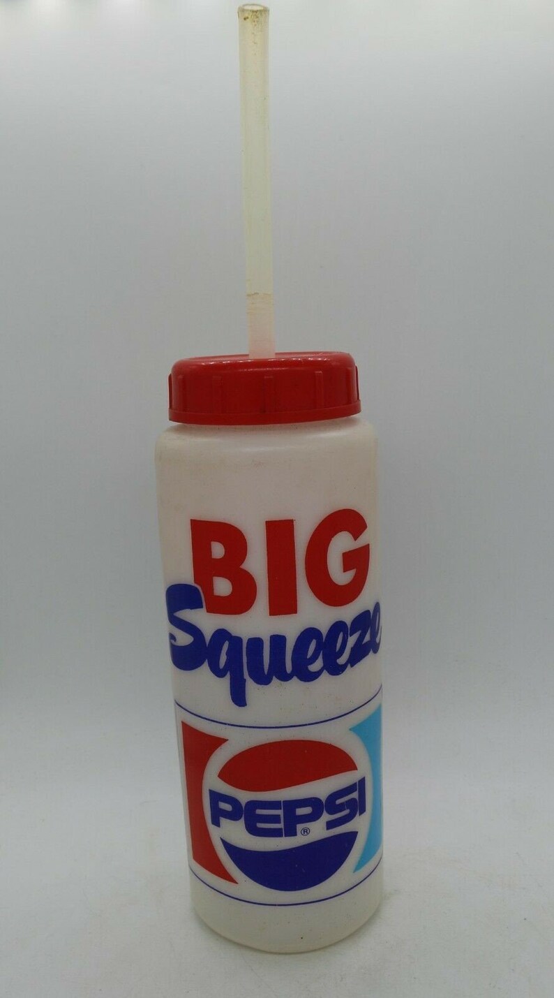 Vintage 1980S Pepsi Big Squeeze Plastic Sports Water Bottle W/ Etsy