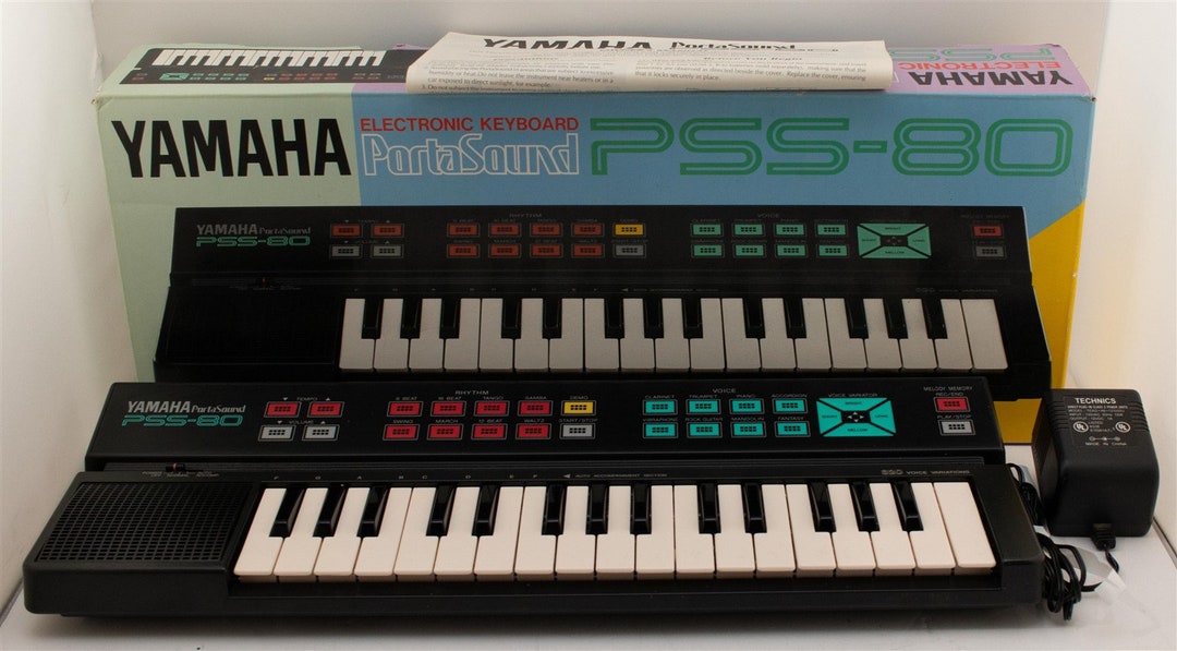 Yamaha Portasound PSS 80 Electronic Keyboard Vintage Etsy