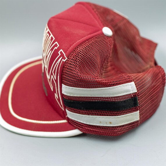 Oklahoma Sooners Vintage Trucker Hat Striped Snap… - image 2