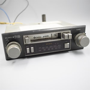 カーオーディオ Clarion Auto Reverse Cassette Car Stereo Clarion DRX6475 Detachable Car Stereo Face Plate Replacement