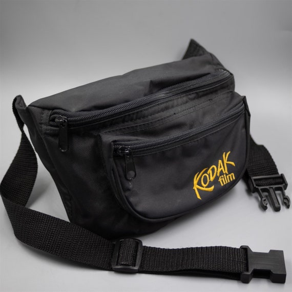 Kodak Film Fanny Pack Black Vintage 1990s